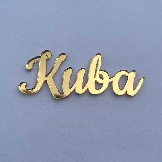 Topper: Dowolne imię - czcionka nr 1 - obrazek 2