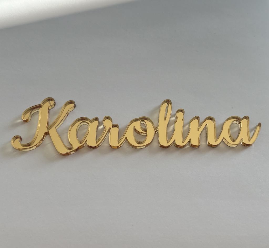 Topper: Dowolne imię - czcionka nr 1