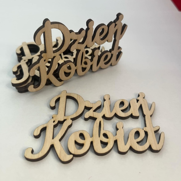 Dekor napis pik Dzień Kobiet