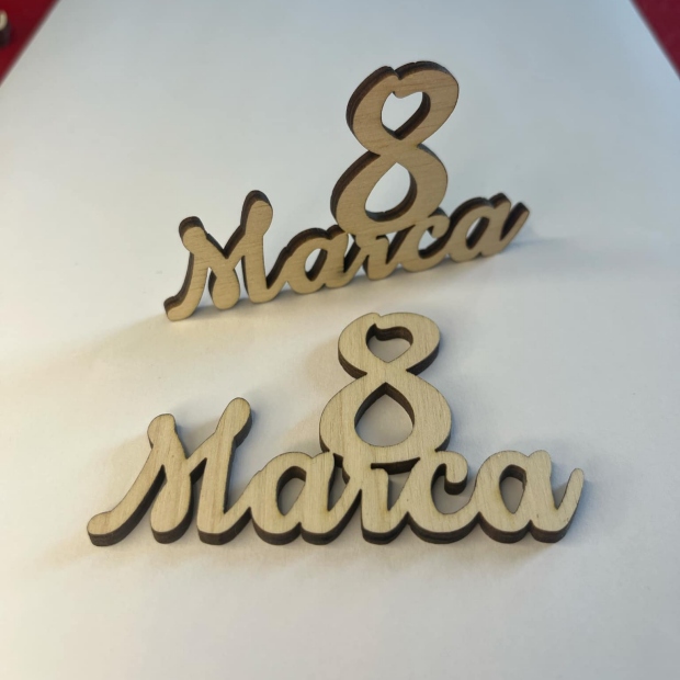 Dekor napis pik 8 Marca
