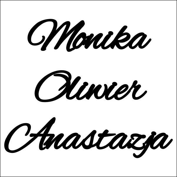 Topper dowolne imię - obrazek 2