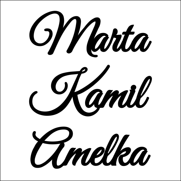 Topper dowolne imię - obrazek 5