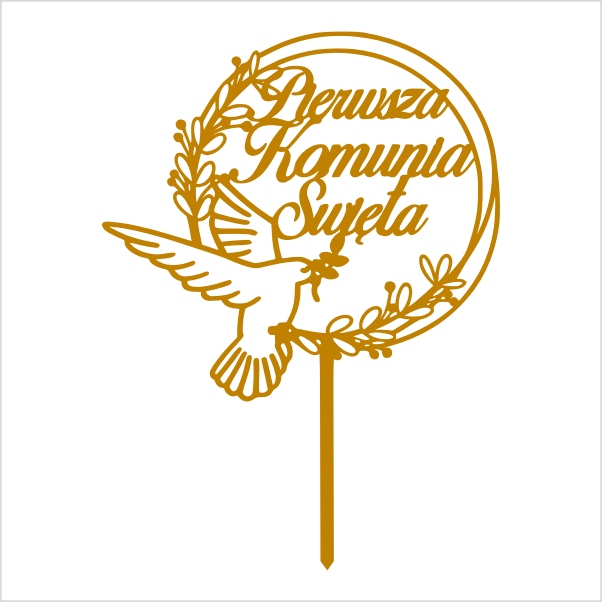 Topper: Pierwsza Komunia Święta