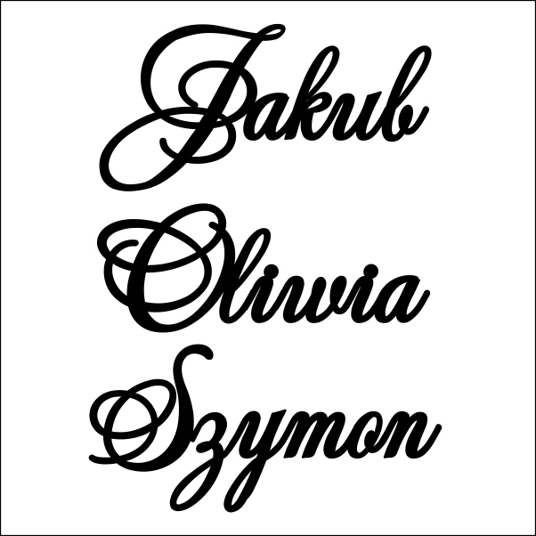 Topper dowolne imię - obrazek 2