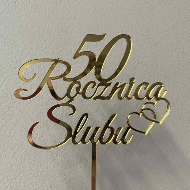 Topper: Rocznica Ślubu + Liczba