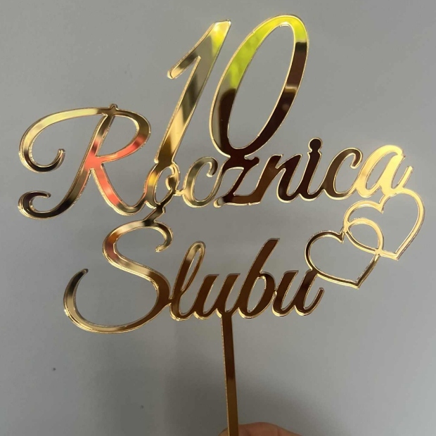 Topper: Rocznica Ślubu + Liczba - obrazek 3