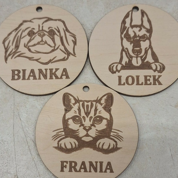 Ozdoba choinkowa: Pies, Kot + Rasa + Imię - obrazek 4