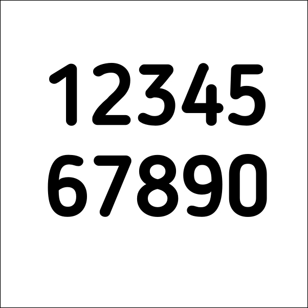 Litery, Cyfry: czcionka "Blogger Sans" - obrazek 3